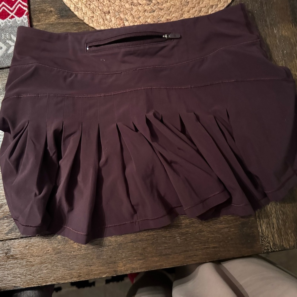 Lululemon Athletica Chocolate Mini Skirt - Picture 6 of 7